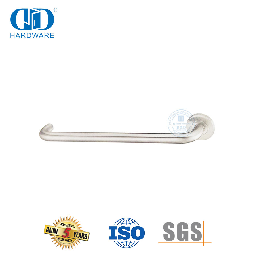 Gagang Pintu Tuas Panjang Penyandang Cacat Stainless Steel untuk Kamar Mandi-DDTH037