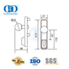SS 304 Panic Exit Device Escutcheon Knob Trim dengan Kunci Silinder-DDPD013-SSS