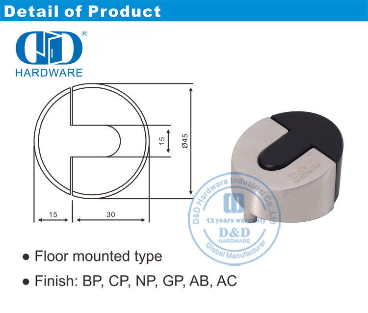Penghenti Pintu Draf Karet