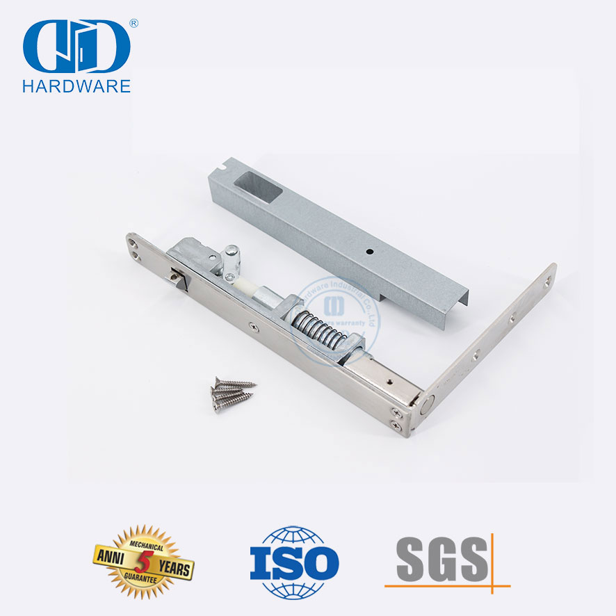 Perangkat Keras Pintu Keamanan Stainless Steel Kunci Gerendel Tersembunyi Baut Otomatis-DDDB031-SSS