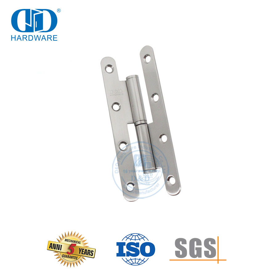 Stainless Steel Jual Terlaris Perangkat Keras Pintu Logam Round Corner H Engsel-DDSS019-B