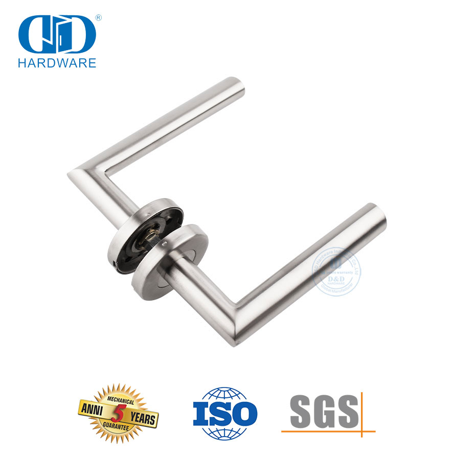 Gagang Pintu Tuas Tubular Oval Desain Baru Modern Stainless Steel-DDTH026-SSS