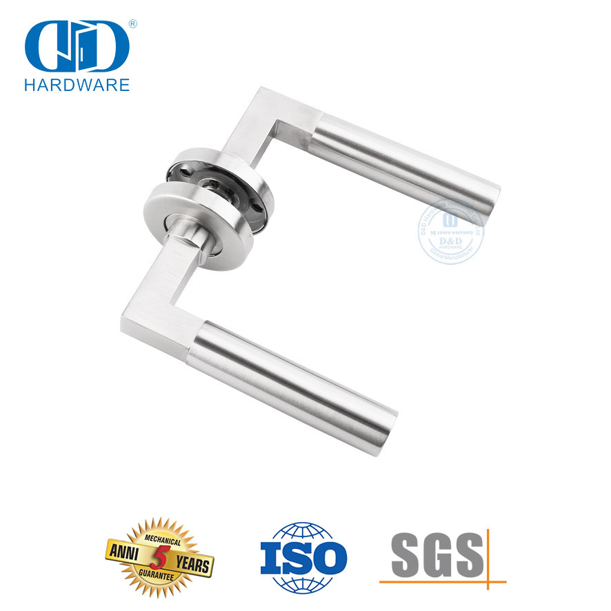 Gagang Pintu Tuas Gaya Sederhana Baja Tahan Karat Tahan Lama Modern Berkelanjutan-DDTH023-SSS