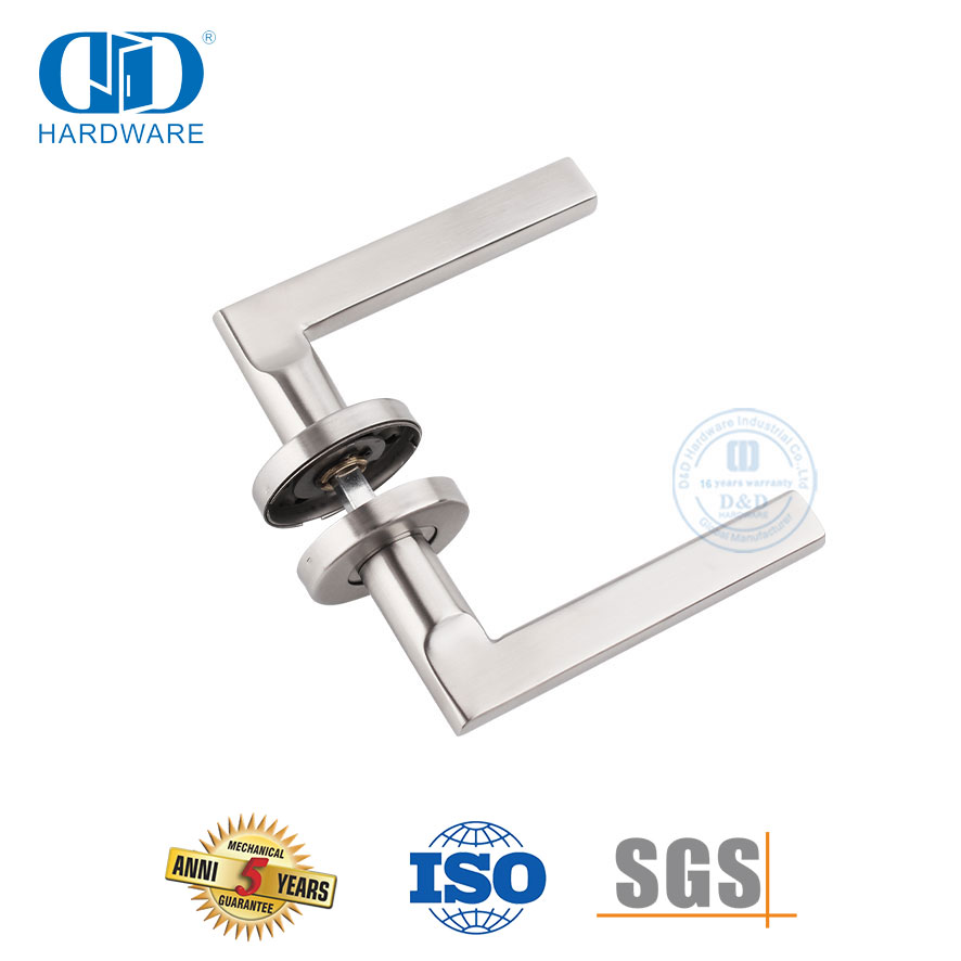Aksesori Pintu Gaya Euro Gagang Tuas Padat untuk Pintu Aluminium-DDSH023-SSS
