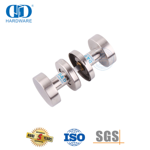 Kenop Pegangan Pintu Bulat Solid Stainless Steel untuk Pintu Eksternal-DDSH039-SSS