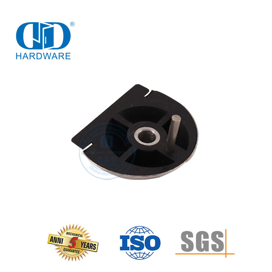 Perangkat Keras Bangunan Perumahan Penahan Pintu Lantai Setengah Bulan Stainless Steel-DDDS014-SSS