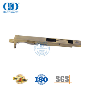 Baut Pintu Sudut Bulat Stainless Steel Kuningan Antik untuk Pintu Kayu-DDDB030-AB