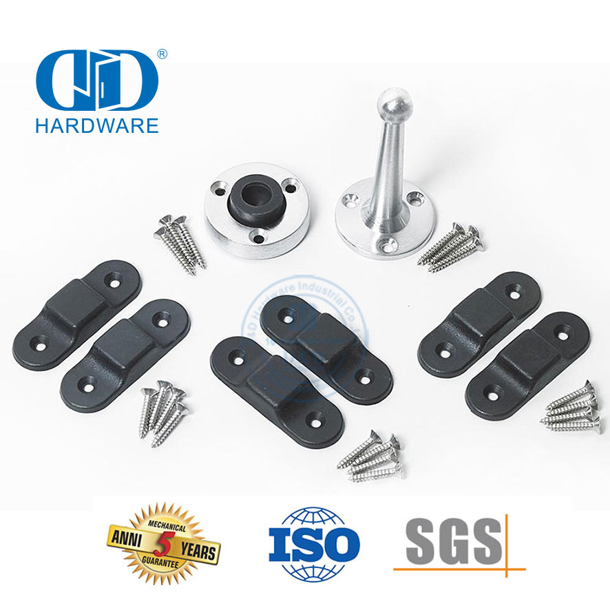 Kit Penangkap Penghenti Pintu Magnetik Karet untuk Pintu Lipat Dua dengan Double-DDDS056