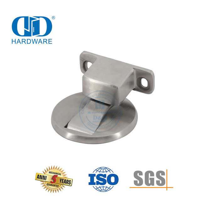 Model Baru Seng Kopi Bulat MSN Hitam Aksesori Pintu Furnitur Penahan Pintu Lantai Magnetik-DDDS037