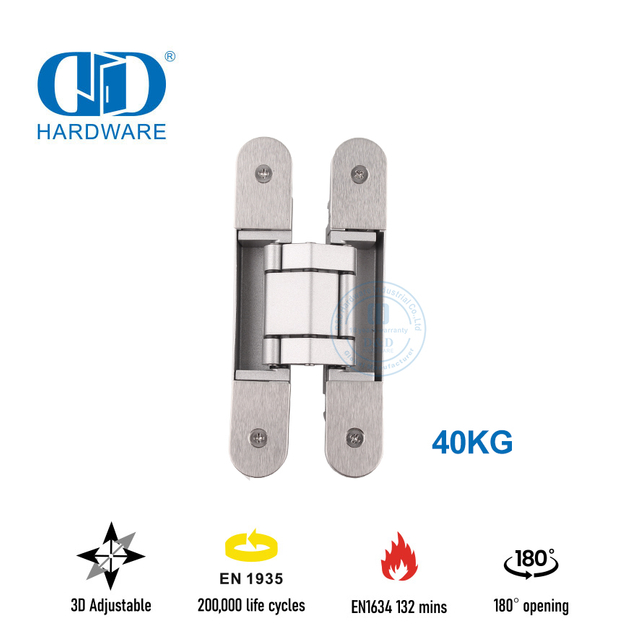 Engsel Pintu Tersembunyi EN1935 Tahan Api untuk Pintu Kamar Tidur-DDCH008-G40