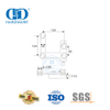 Stainless Steel Patch Fitting Pivot Fitting Konektor Lengkung Pivot Glass Fitting-DDGP007