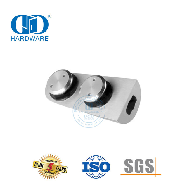Stainless Steel Pintu Bawah Pivot Pintu Kaca Perangkat Keras Pivot Patch Fitting Pivot Atas-DDGP012