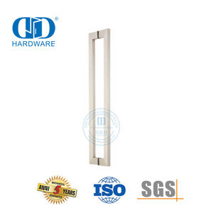 Perangkat Keras Pintu Stainless Steel Eksterior Pegangan Tarik Pintu Kaca Utama Pegangan Tarik Daya Tarik-DDPH015