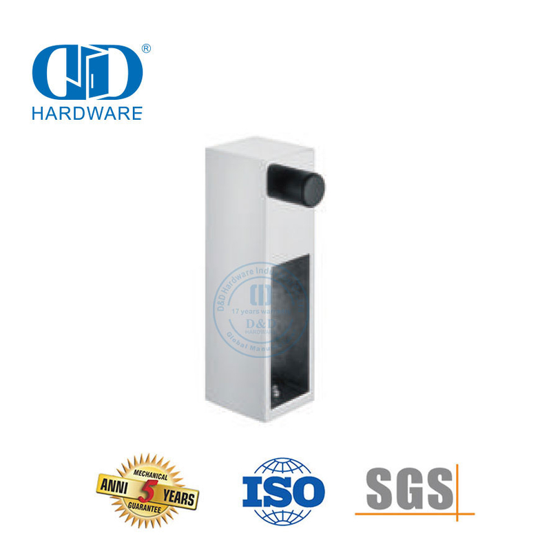 Aksesoris Perabot Stainless Steel Pintu Geser Kaca Hardware Arrester-DDSL001-5