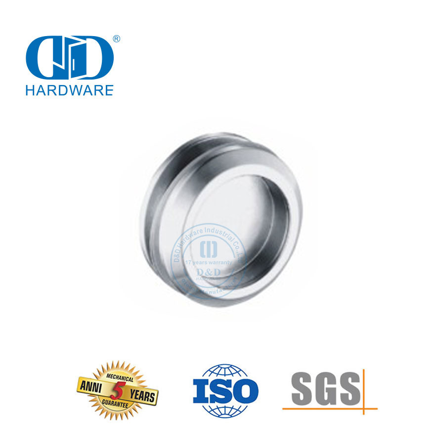 Perangkat Keras Furnitur Baja Tahan Karat Knob Pegangan Kamar Mandi Perangkat Keras Kaca Pas-DDSL002-8