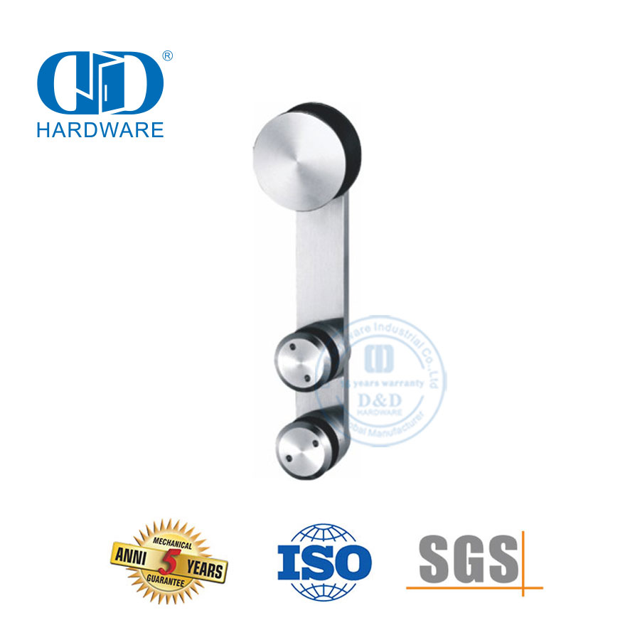 Aksesoris Stainless Steel OEM Set Aksesoris Kaca Pintu Perangkat Keras Pemasangan Kaca Untuk Kamar Mandi-DDGS102