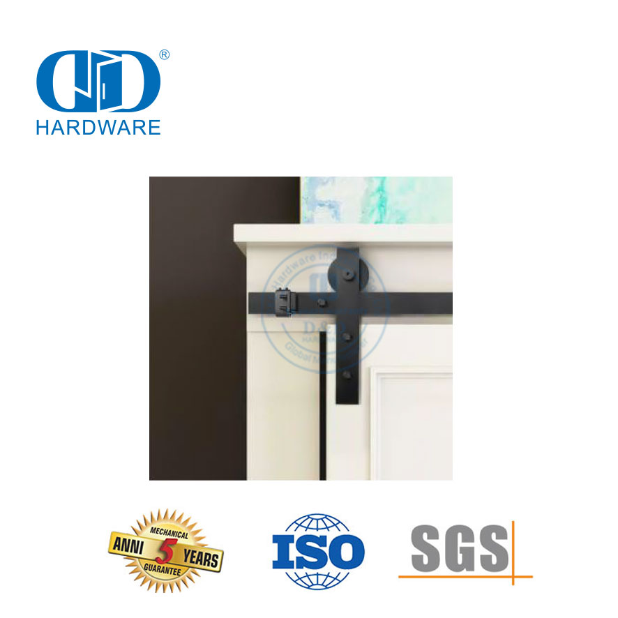 Lemari TV Baja Tahan Karat Rumah Pertanian Hitam Mini Lemari Pakaian Geser Pintu Gudang Perangkat Keras Pintu Saku Hardware-DDBD032