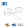 Stainless Steel Plastik Sqaure Tipe Linear Shower Drain Kamar Mandi Hardware Floor Drain Untuk Kamar Mandi-DDFD001