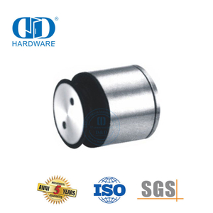 Pemasangan Pintu Kaca Stainless Steel Titik Tunggal Memperbaiki Perangkat Keras Pintu Geser Pintu Kaca Pivot-DDGP025