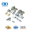 Stainless Steel Eksterior Interior Pintu Geser Roda Empat Roller Peralatan Geser Pintu Gudang Perangkat Keras Furnitur Hardware-DDBD056