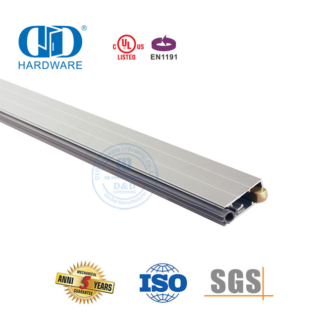 Aluminium Sound Proof Anodized Medium Duty Weather Stripping Drop Sliding Door Segel Bawah-DDBS001