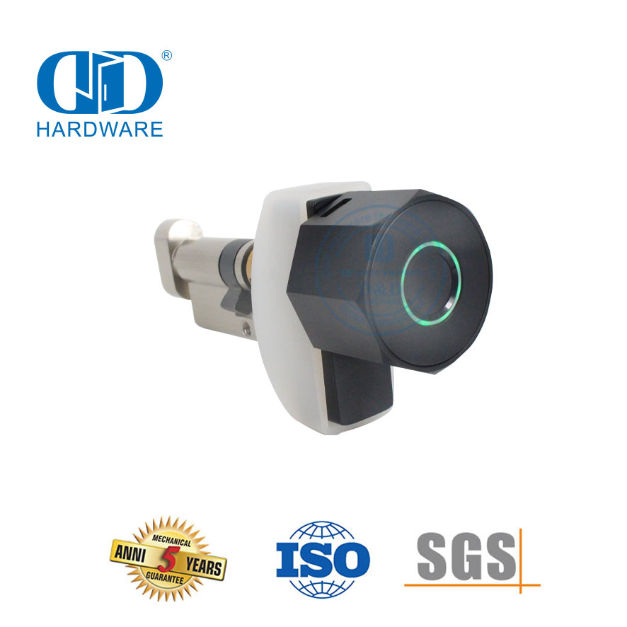 Sangat Cerdas Stainless Steel Kuningan Biometrik WIFI Bluetooth Fungsi Tahan Panas Keselamatan Kantor Rumah Gerbang Pintu Gembok-DDPL102-70mm