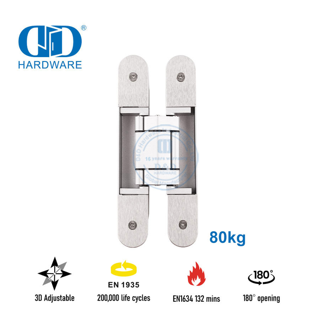 Pintu Nilai Api EN1935 Engsel Tersembunyi untuk Hotel bintang 5-DDCH008-G80