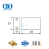 Perangkat Keras Kaca Stainless Steel Pintu Geser Perangkat Keras Dinding Berdiri-DDSL001-6