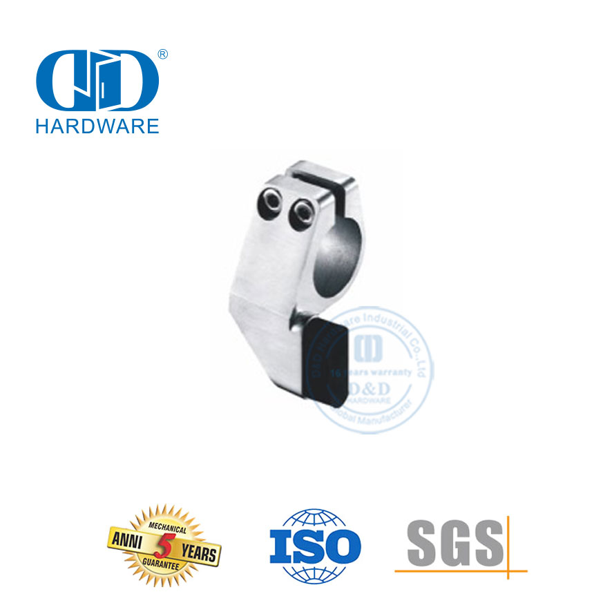 Aksesoris Kaca Stainless Steel Pintu Geser Kaca Roller Pintu Kaca Untuk Kamar Mandi-DDGS001