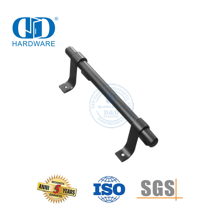 Pegangan Pintu Gudang Siram Baja Tahan Karat Set Pegangan Pintu Geser Satu Sisi Perangkat Keras Konstruksi-DDBD097