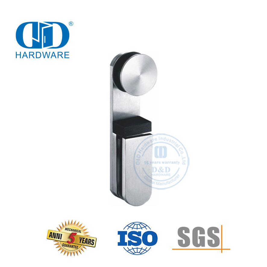 Perangkat Keras Pintu Stainless Steel Aman Aksesoris Kamar Mandi Pintu Kaca Pas Untuk Pintu Geser-DDGS105