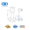 Aksesoris Kaca Stainless Steel Industri Set Perangkat Keras Pintu Geser Perangkat Keras Kaca Untuk Pintu Kamar Mandi-DDGS106