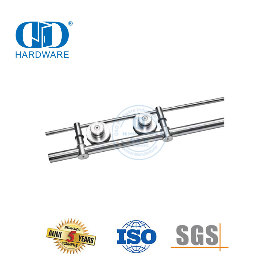 Stainless Steel Gudang Kantor Hotel Pintu Rol Perangkat Keras Pintu Geser Aksesori Perangkat Keras Perangkat Keras Bangunan-DDBD049