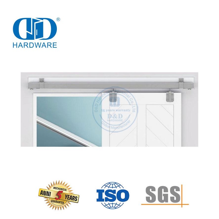 Stainless Steel Desain Minimalis Tugas Berat Pintu Geser Eksterior Rumah Pintu Gudang Hardware-DDBD036