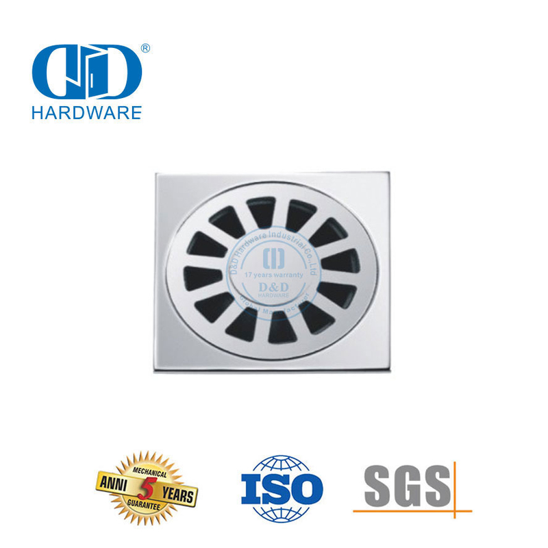 Stainless Steel Tipe Persegi Kamar Mandi Shower Drain Kamar Mandi Toilet Fit Floor Drain-DDFD005