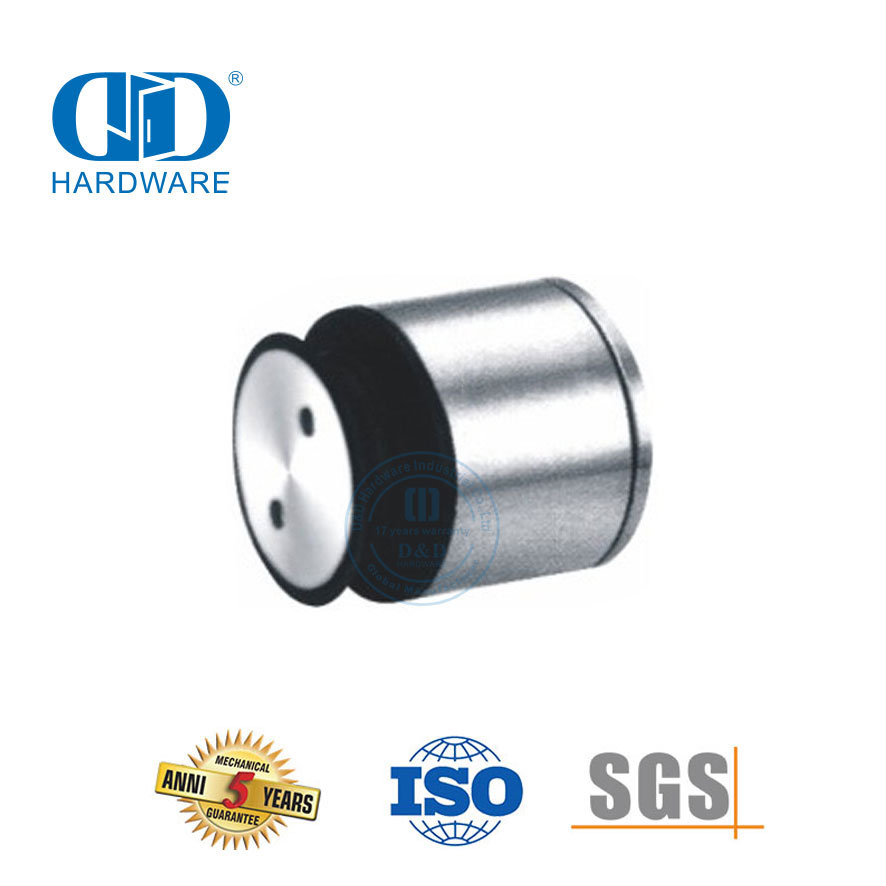 Stainless Steel Single Point Memperbaiki Roller Pintu Kaca Konektor Pintu Geser Fitiings-DDGP026
