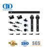 Set Jalur Perangkat Keras Pintu Baja Tahan Karat Interior Modern Pintu Saku Geser Kayu Solid Perangkat Keras Pintu Gudang-DDBD014