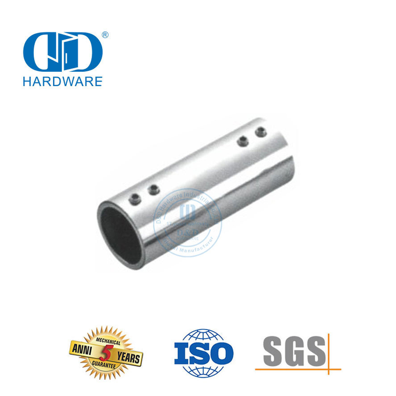 Konektor Braket Panel Kaca Stainless Steel Partisi Bilik Mandi Konektor Panel Kaca-DDSC037