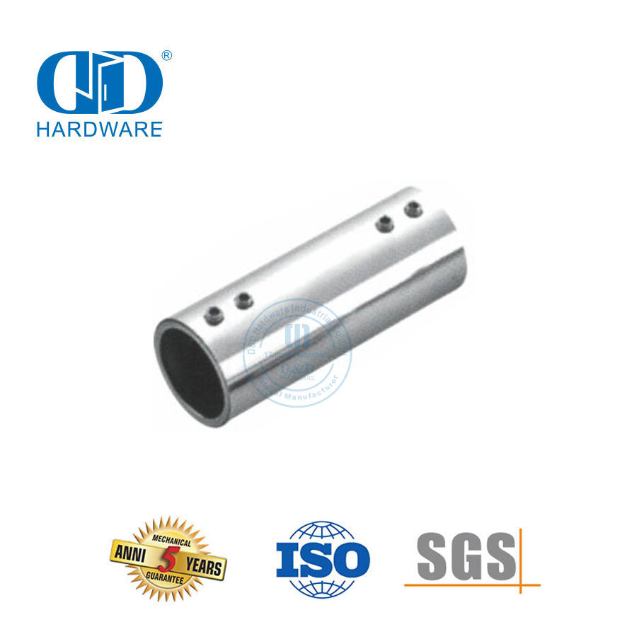 Konektor Braket Panel Kaca Stainless Steel Partisi Bilik Mandi Konektor Panel Kaca-DDSC037