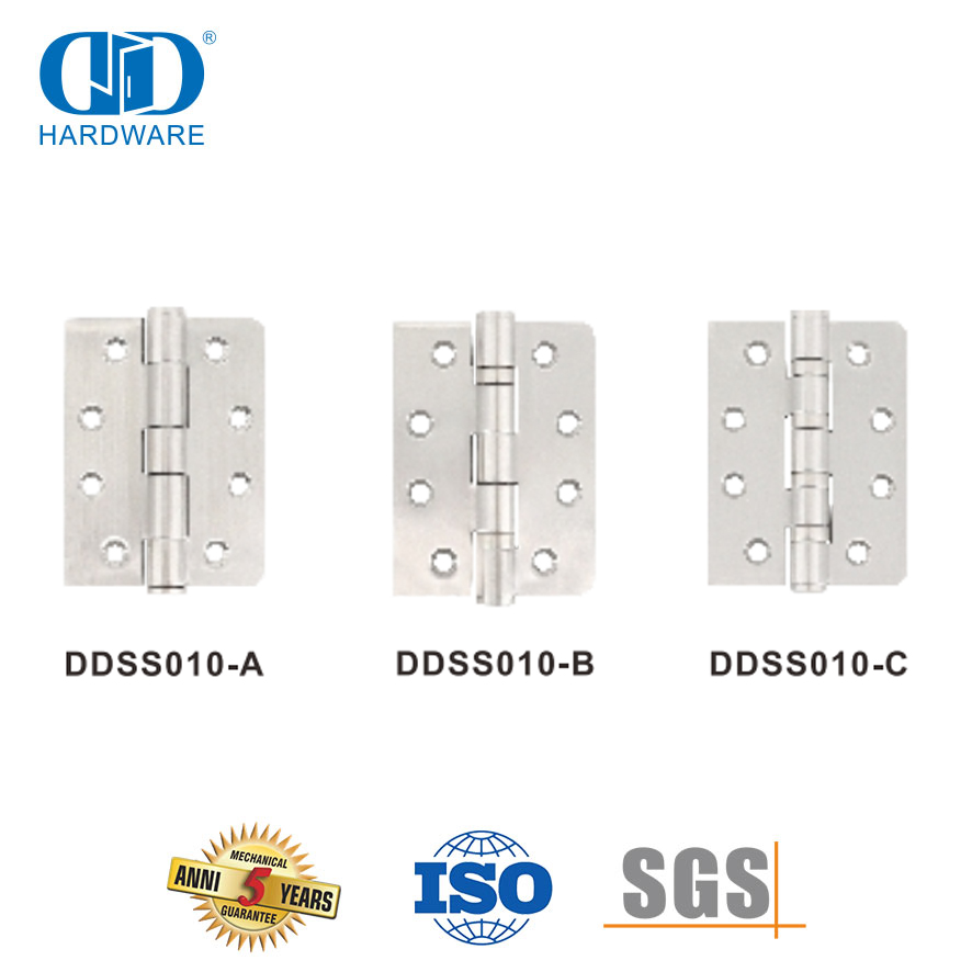 Engsel Pintu Satu Sudut Bulat Satu Sudut Persegi Stainless Steel-DDSS010