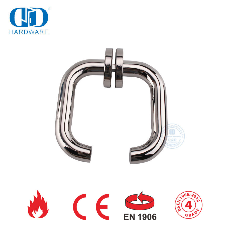 PSS Selesai EN 1906 Pegangan Tuas Pintu Berbentuk Tabung Bulat Stainless Steel-DDTH001-PSS