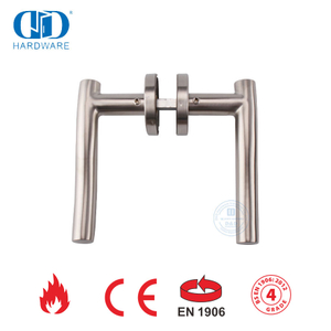 EN 1906 Perangkat Keras Pintu Utama Logam Pegangan Pintu Flush Mount-DDTH007-SSS