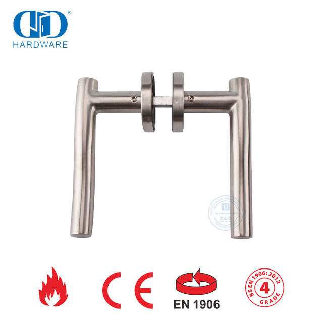EN 1906 Perangkat Keras Pintu Utama Logam Pegangan Pintu Flush Mount-DDTH007-SSS