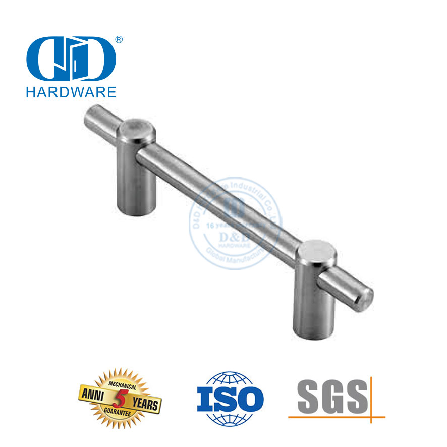 Gagang Pintu Komersial Gagang Pintu Kayu Satu Sisi Logam Kustom Gagang Pintu Geser Satu Sisi-DDFH031