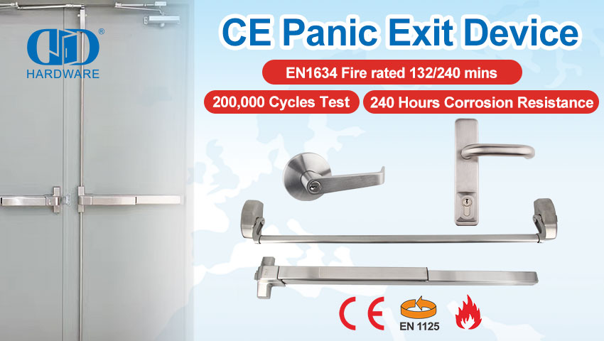 Apa itu perangkat keluar panik CE EN1125 dan mengapa itu penting untuk pintu yang diberi peringkat api