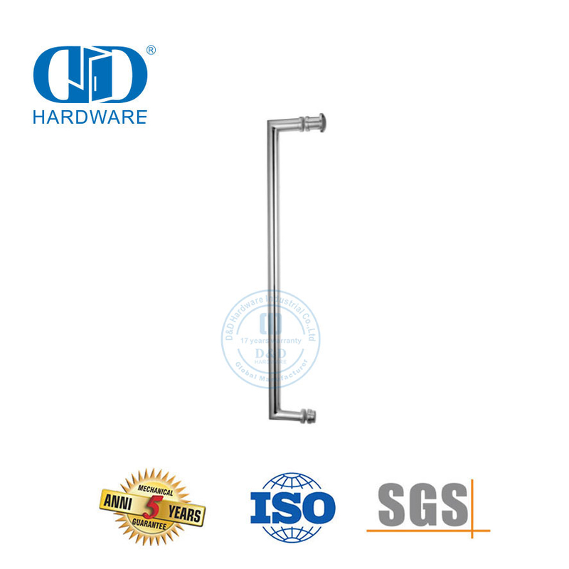 Stainless Steel Kamar Mandi Menangani Aksesori Pintu Kaca Satu Sisi Pintu Kamar Mandi Tarik Handle-DDPH042