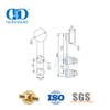 Aksesoris Stainless Steel OEM Set Aksesoris Kaca Pintu Perangkat Keras Pemasangan Kaca Untuk Kamar Mandi-DDGS102