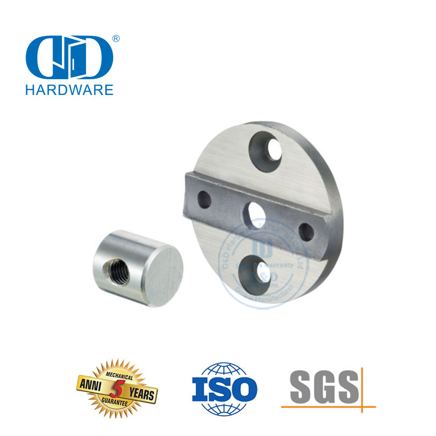 Set Aksesori Kaca Baja Tahan Karat Roller Pintu Geser Gantung Roller Pintu Kamar Mandi untuk Pintu Kamar Mandi-DDGS112