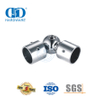 Konektor Tabung Bulat Baja Tahan Karat Tempat Kamar Mandi Konektor Tabung Mandi Konektor Panel Fitting Kaca-DDSC026