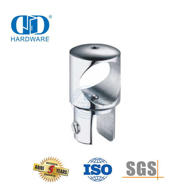 Partisi Bilik Mandi Konektor Panel Kaca Kandang Mandi Industri Stainless Steel-DDSC029